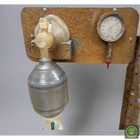 Bag Valve Mask and Gauge Prop Combo Gauges and LED Lights Drop Dead Design Studios 