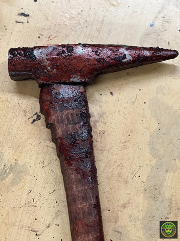 Long Spiked Hammer Realistic Props Drop Dead Design Studios Bloody 