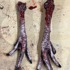 Giant Turkey Feet Realistic Props Drop Dead Design Studios 