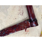 Straight Edge Long Blade Axe Prop Realistic Props Drop Dead Design Studios Bloody 