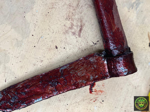 Straight Edge Long Blade Axe Prop Realistic Props Drop Dead Design Studios Bloody 