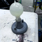 Industrial Light Bulb w/base Gauges and LED Lights Drop Dead Design Studios 