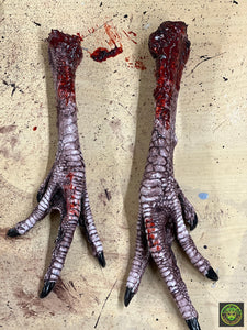Giant Turkey Feet Realistic Props Drop Dead Design Studios Bloody 