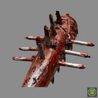 Bloody Bat Prop w/nails Prop Realistic Props Drop Dead Design Studios 