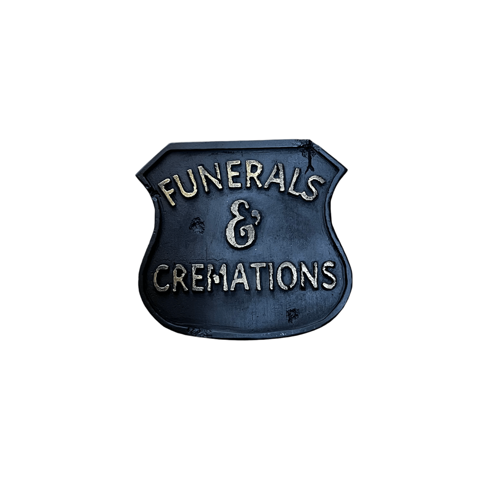 Single Sided Realistic Funeral No Parking Sign Drop Dead Design Studio ...