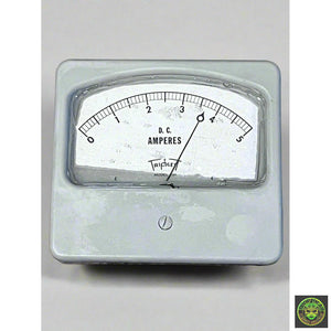 Square D.C. Amperes Gauge