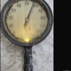 Round Gauge with Flickering LED Gauges and LED Lights Drop Dead Design Studios Unpainted 