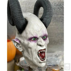 White Demon Latex Half Mask Latex Masks Drop Dead Design Studios 