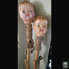 Creepy VIntage Babydoll Head Staff