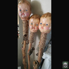 Creepy VIntage Babydoll Head Staff