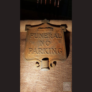 Funeral Home No Parking Sign - Double Sided