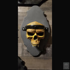 Vampire Skull Sconce with LED Flickering Light Gauges and LED Lights Drop Dead Design Studios 