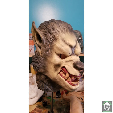 Werewolf Latex Half-Mask w/o Hair