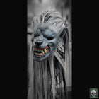 Werewolf Latex Half-mask with Hair