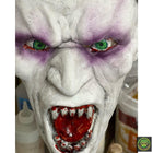 White Demon Latex Half Mask Latex Masks Drop Dead Design Studios 